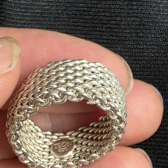 Silver Mesh Ring - Picture 7 of 8